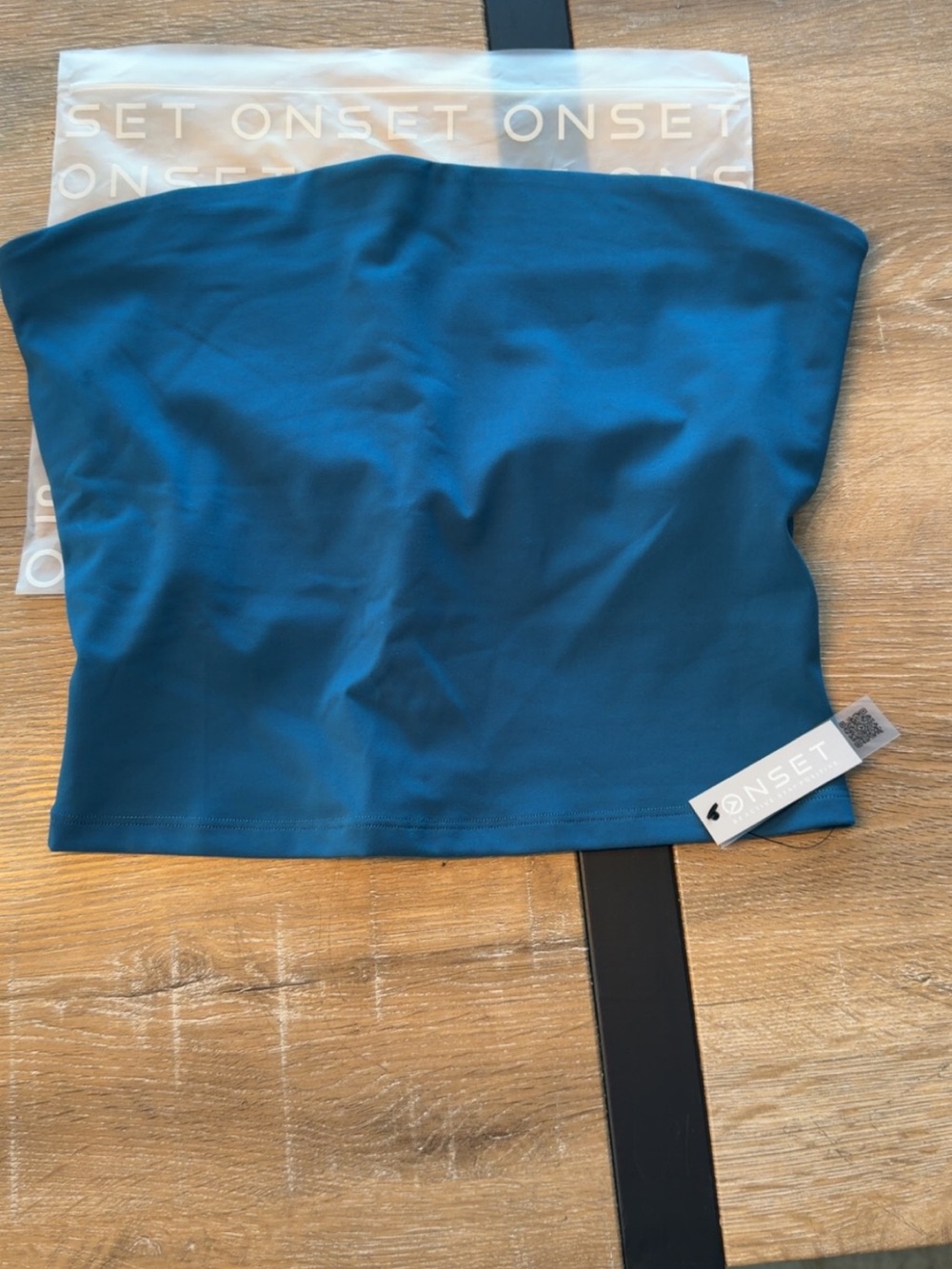 Onset Teal Strapless Bandeau Camisole - Women's